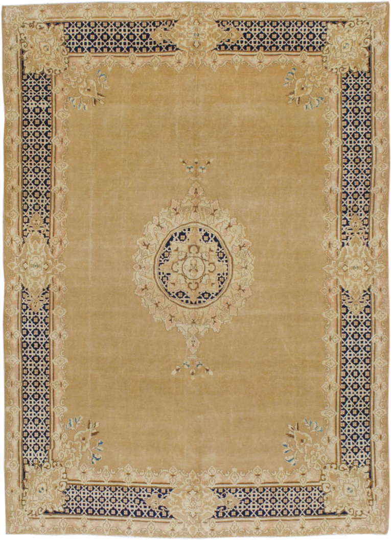Vintage Persian Kerman Carpet, No.14663 - Gss