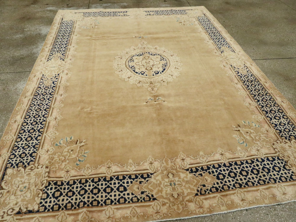 Vintage Persian Kerman Carpet, No.14663 - Gss
