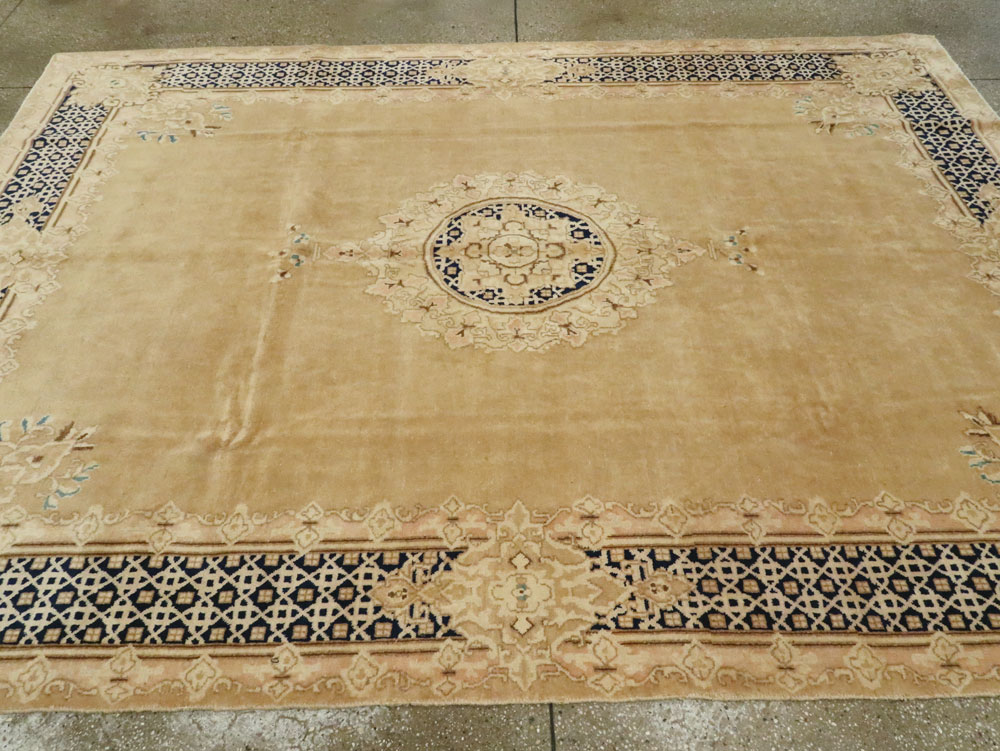 Vintage Persian Kerman Carpet, No.14663 - Gss