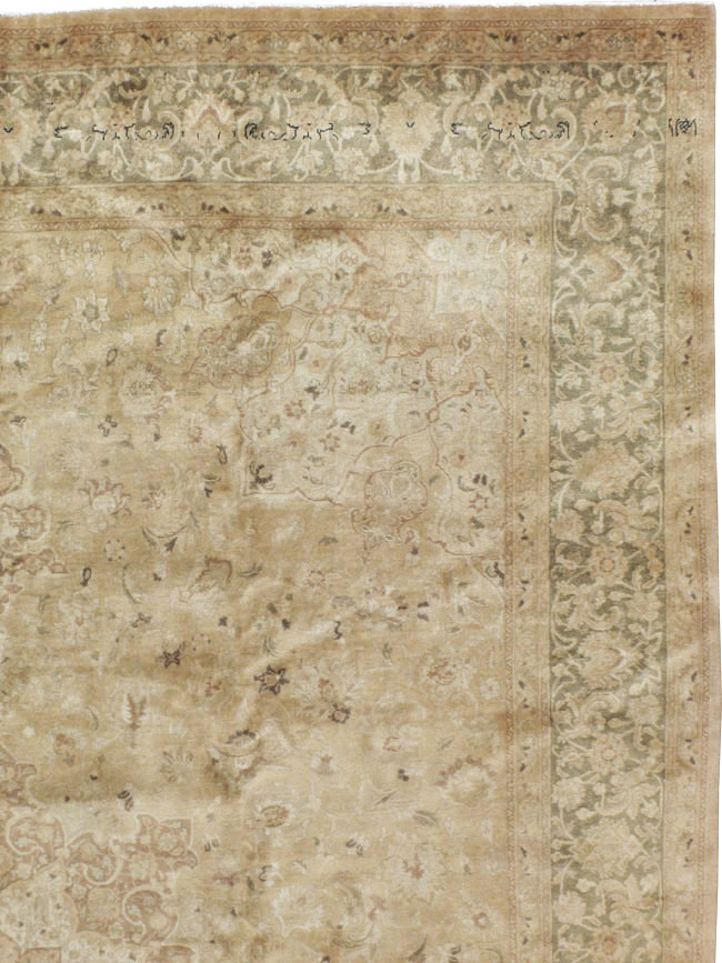 Vintage Persian Tabriz Carpet, No.14669 - Gss