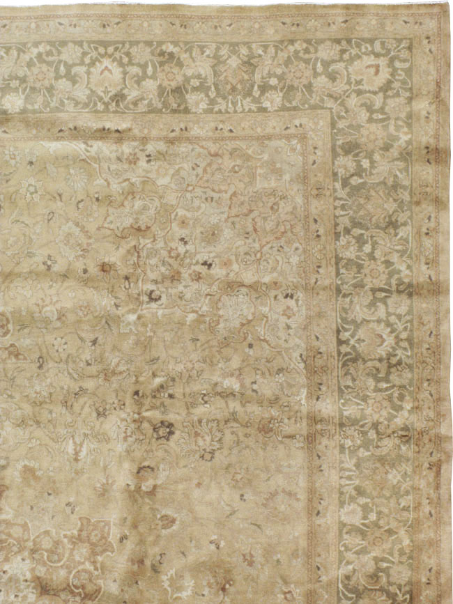 Vintage Persian Tabriz Carpet, No.14669 - Gss