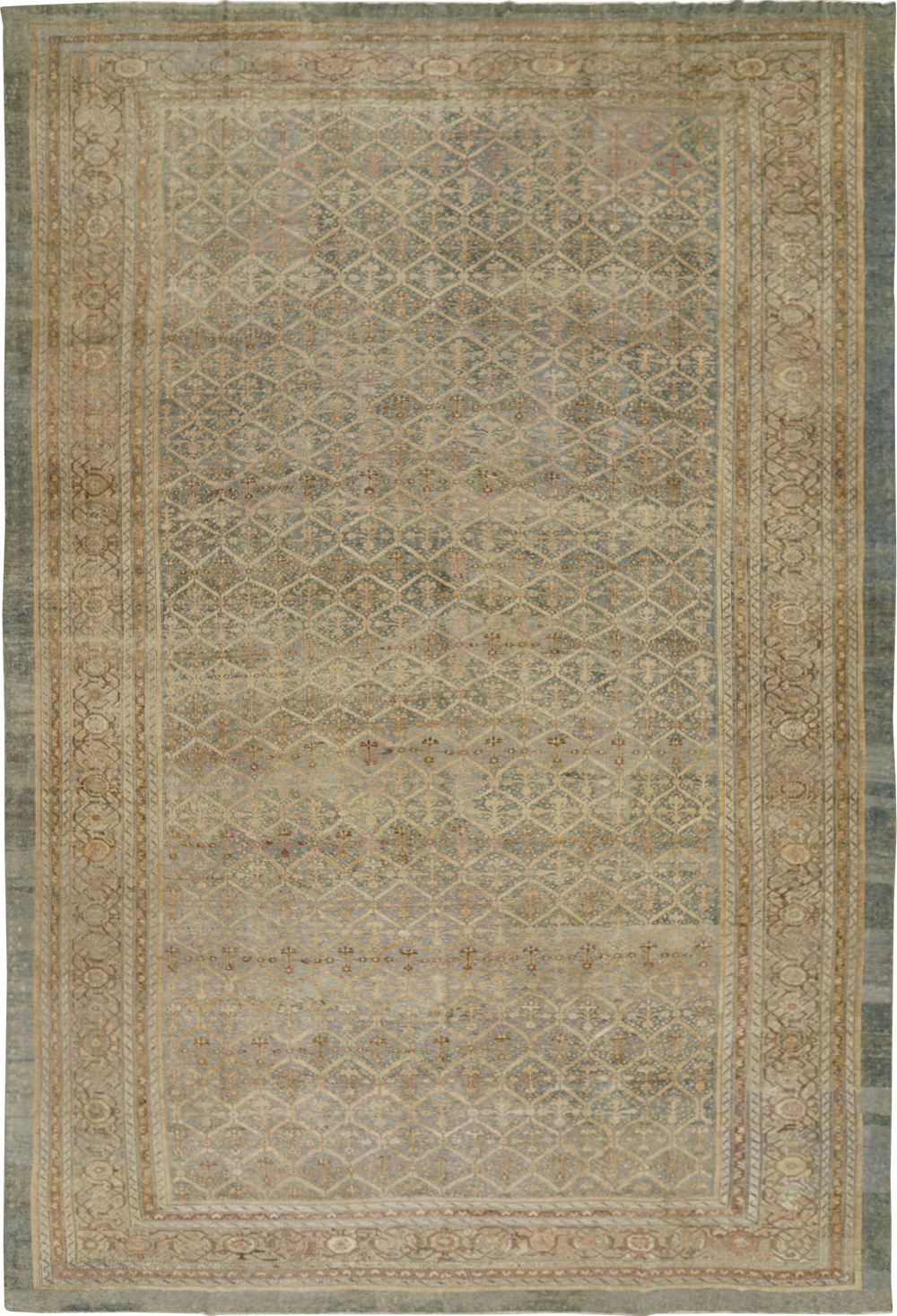 Antique Persian Bibikabad Oversize Carpet, No.14689 - Gss