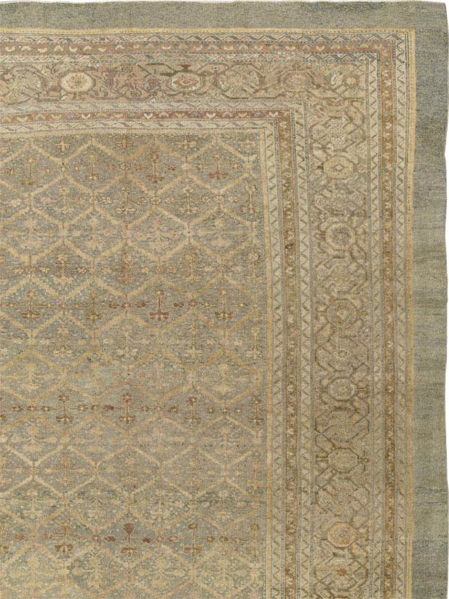 Antique Persian Bibikabad Oversize Carpet, No.14689 - Gss