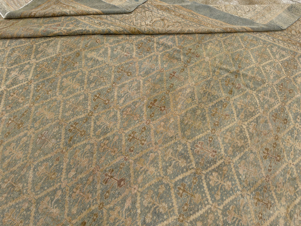 Antique Persian Bibikabad Oversize Carpet, No.14689 - Gss