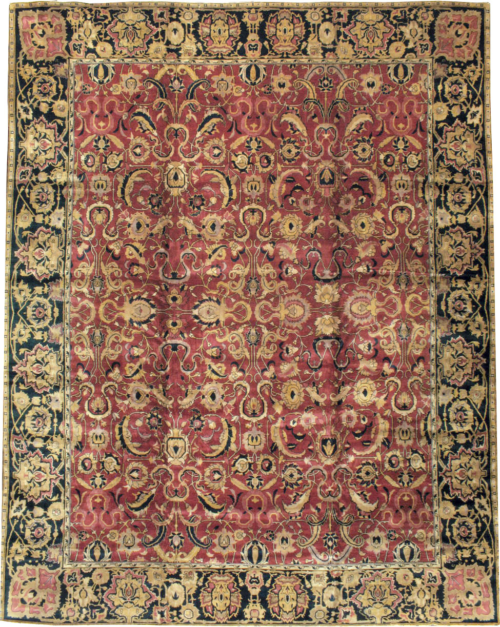 Antique Indian Lahore Carpet, No.14701 - Gss