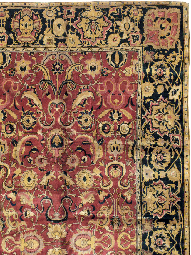 Antique Indian Lahore Carpet, No.14701 - Gss