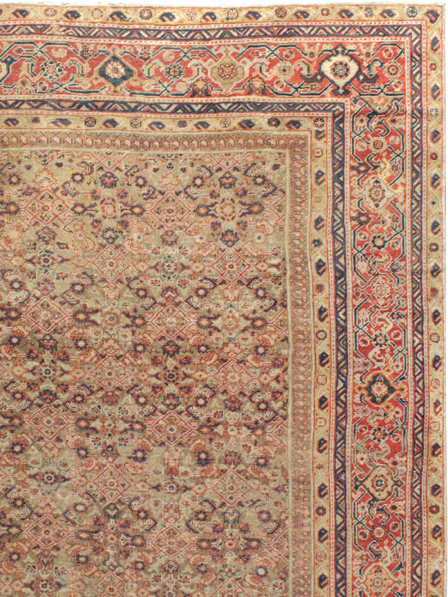 Antique Persian Mahal Carpet, No.14725 - Gss