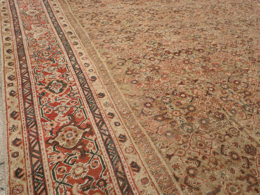 Antique Persian Mahal Carpet, No.14725 - Gss