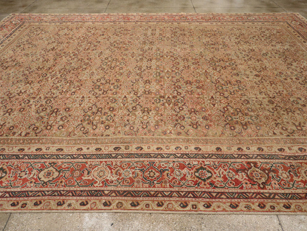 Antique Persian Mahal Carpet, No.14725 - Gss
