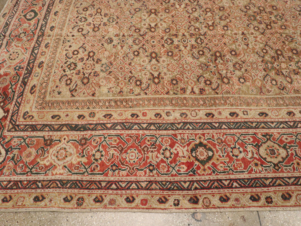 Antique Persian Mahal Carpet, No.14725 - Gss