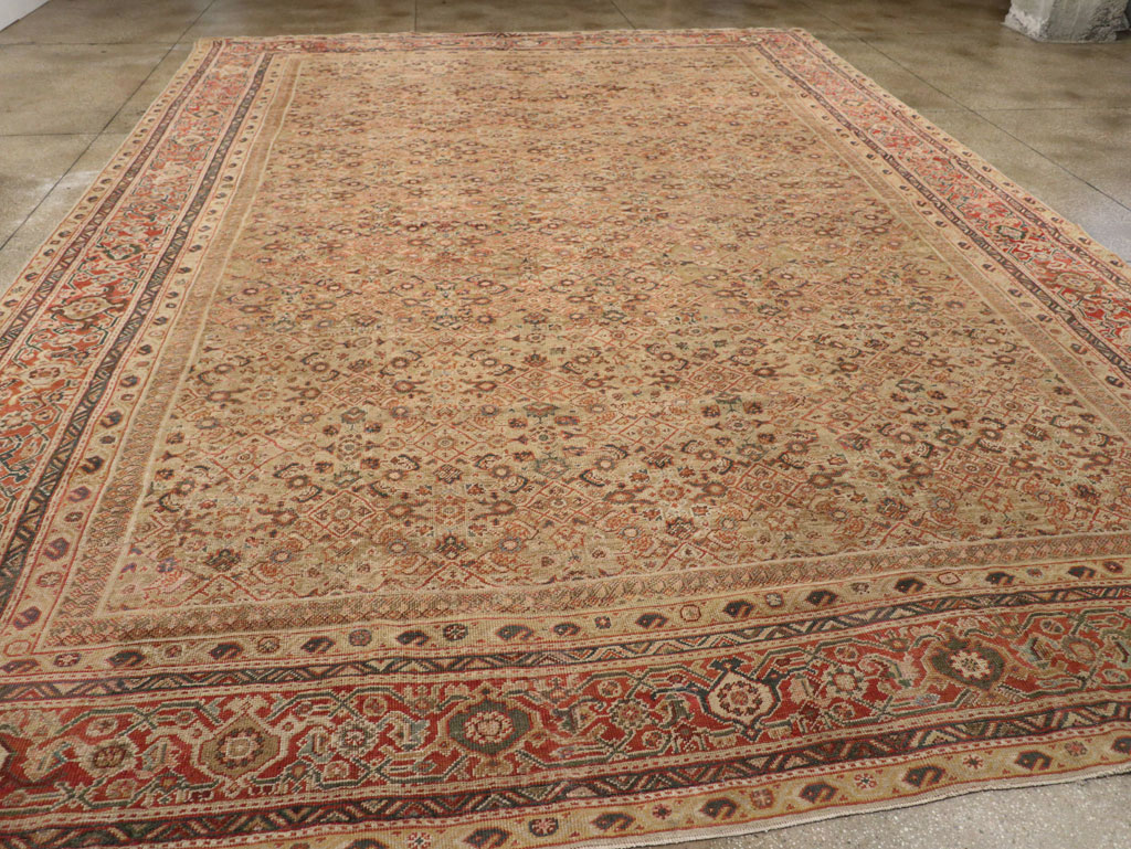 Antique Persian Mahal Carpet, No.14725 - Gss