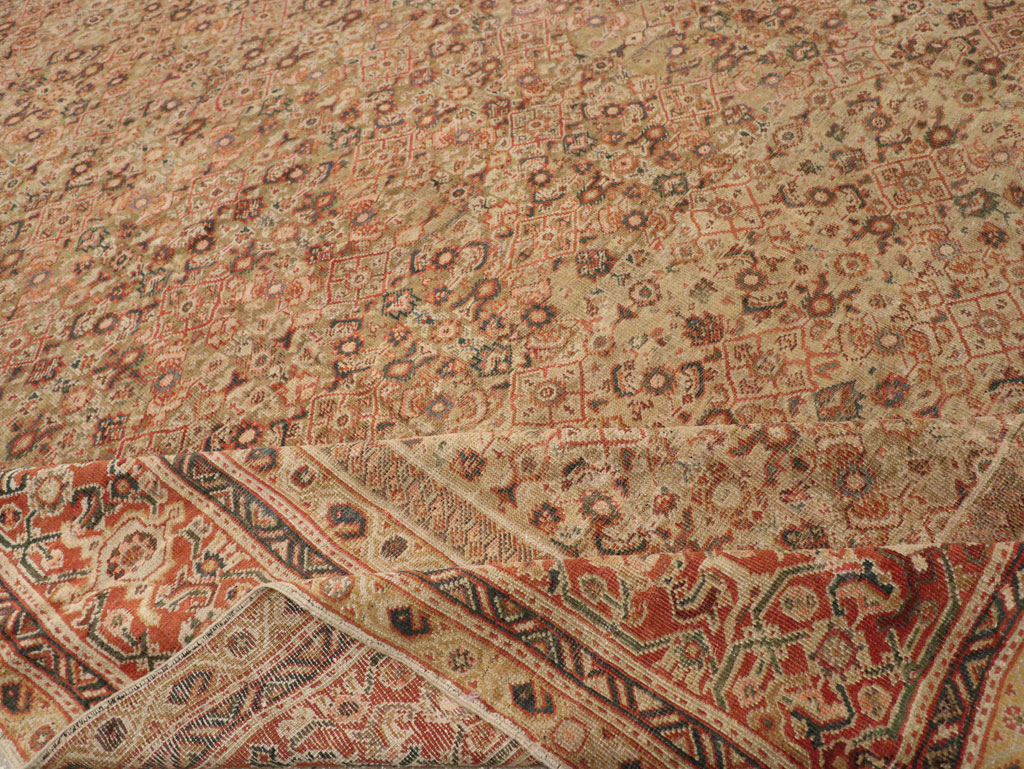 Antique Persian Mahal Carpet, No.14725 - Gss