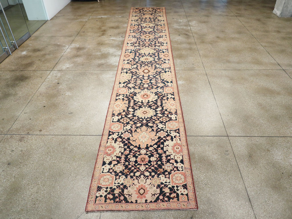 Antique Caucasian Karabagh Long Runner, No.14726 - Gss
