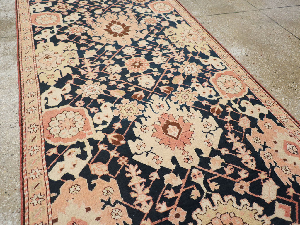Antique Caucasian Karabagh Long Runner, No.14726 - Gss
