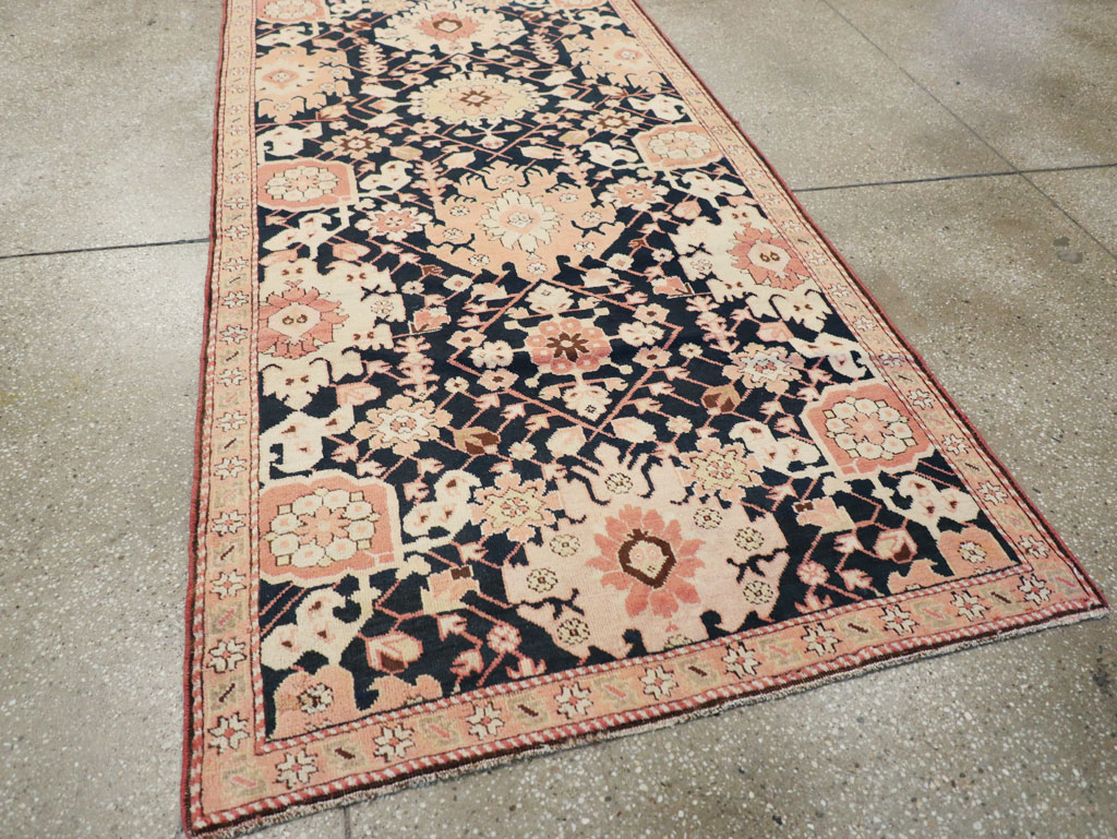 Antique Caucasian Karabagh Long Runner, No.14726 - Gss