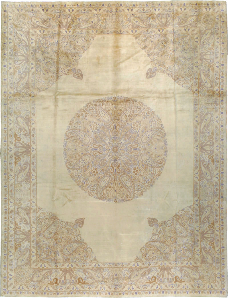 Vintage Persian Kerman Carpet, No.14740 - Gss