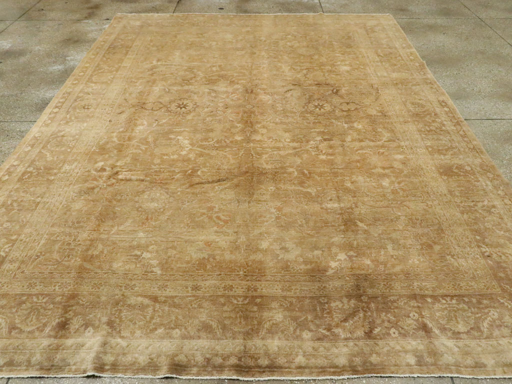 Vintage Indian Agra Carpet, No.14743 - Gss