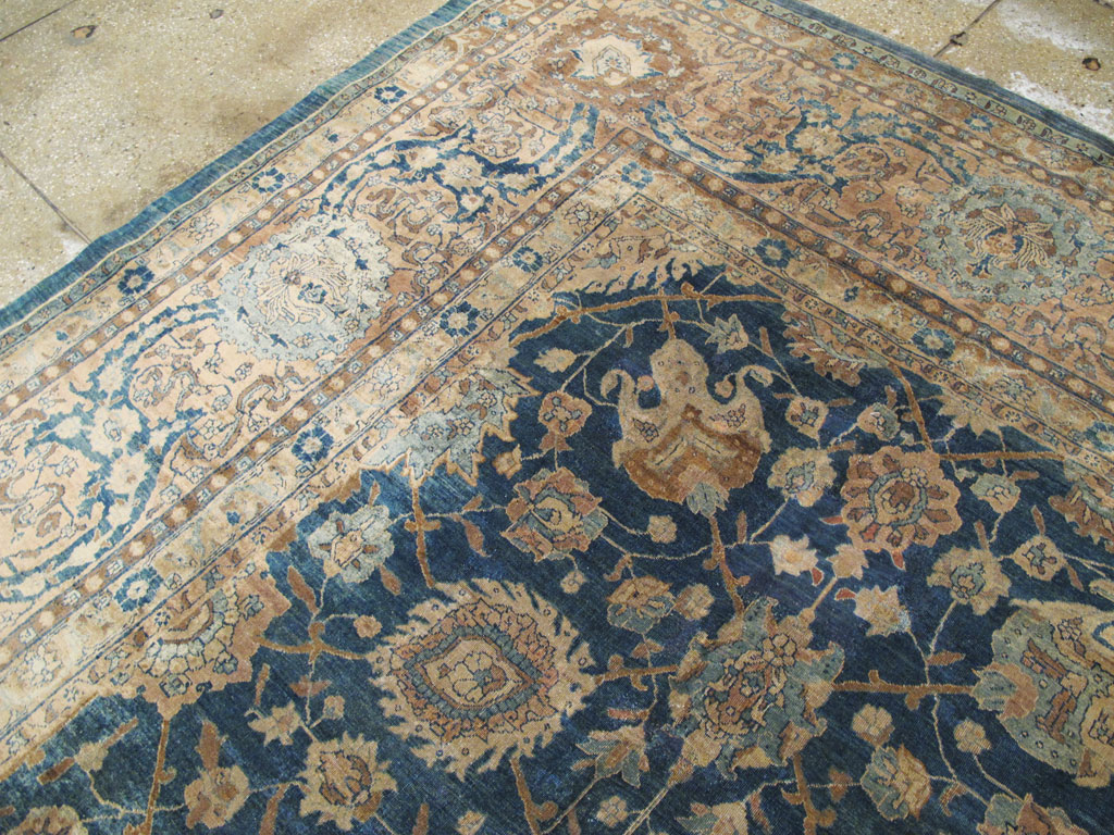 Antique Persian Tabriz Carpet, No.14757 - Gss