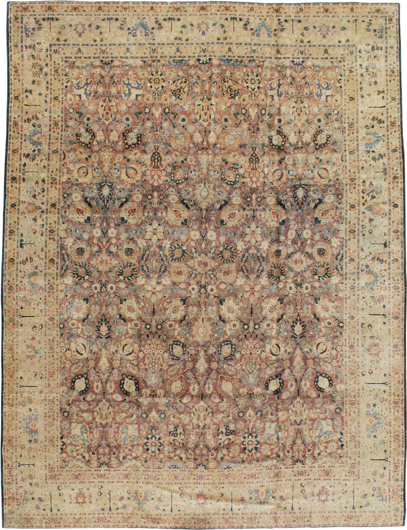 Antique Persian Tabriz Carpet, No.14759 - Gss