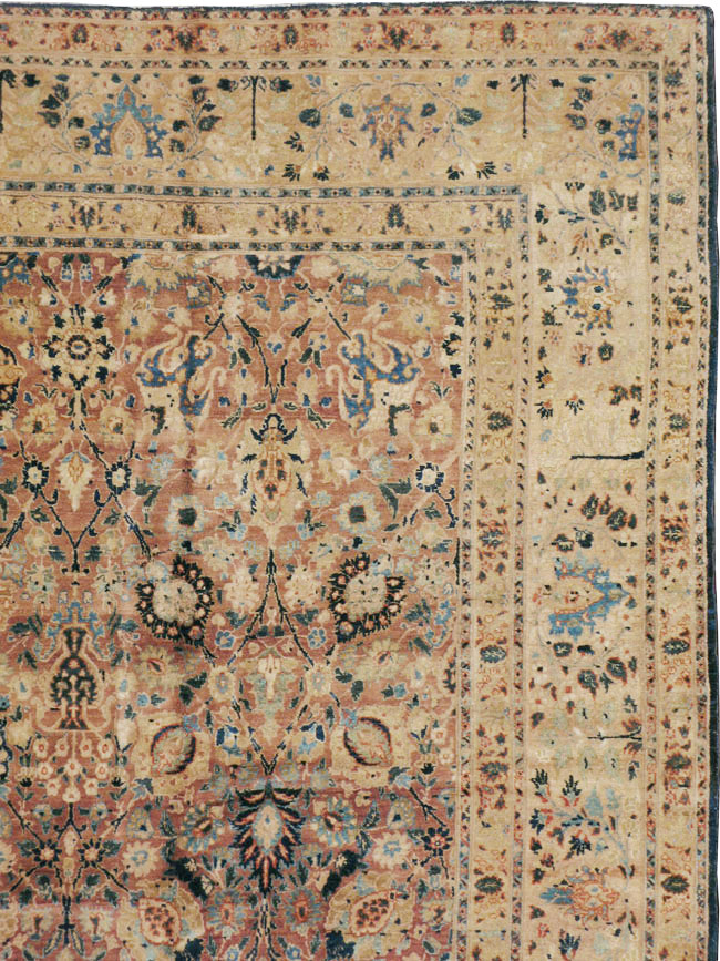 Antique Persian Tabriz Carpet, No.14759 - Gss