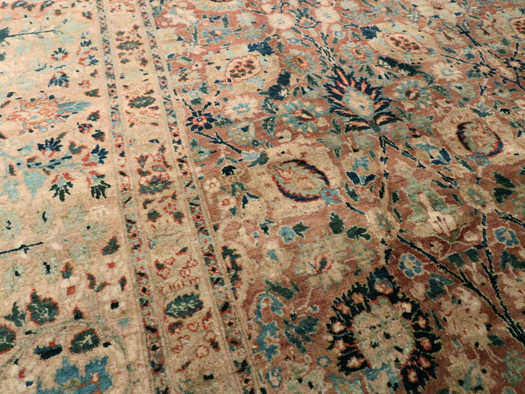 Antique Persian Tabriz Carpet, No.14759 - Gss