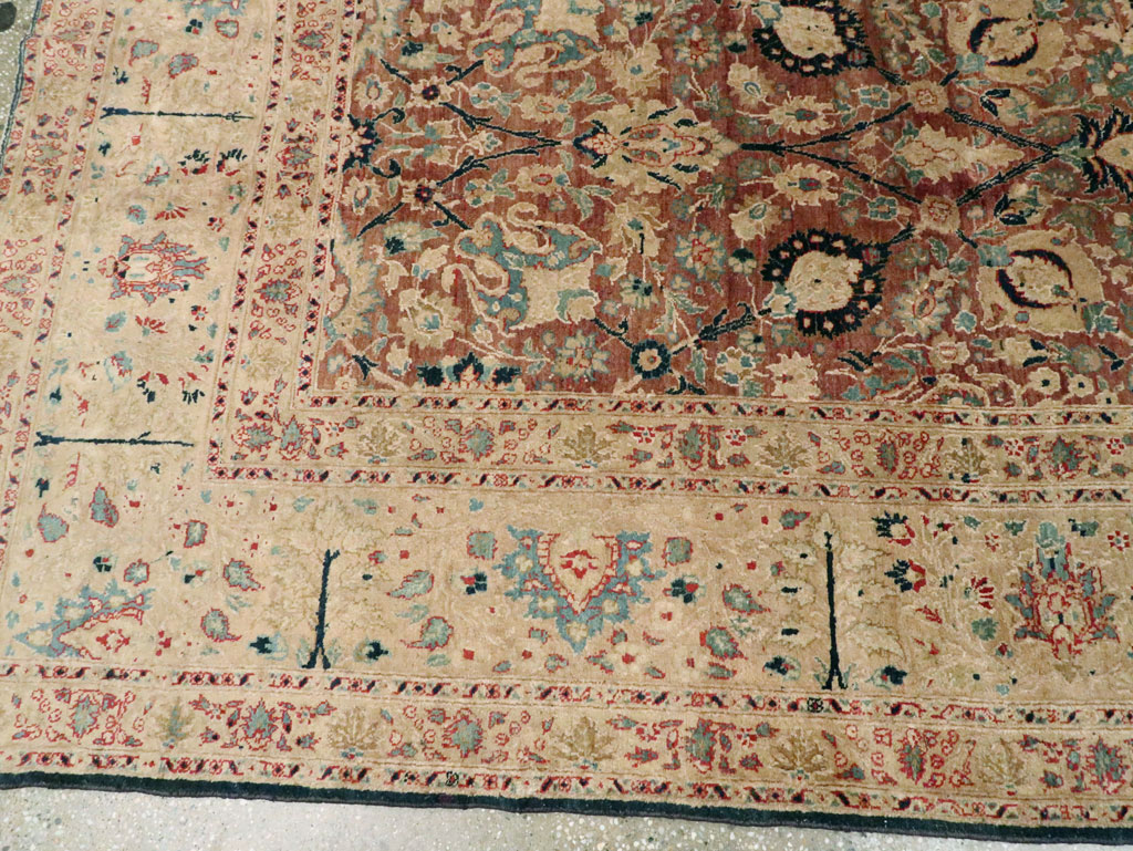 Antique Persian Tabriz Carpet, No.14759 - Gss
