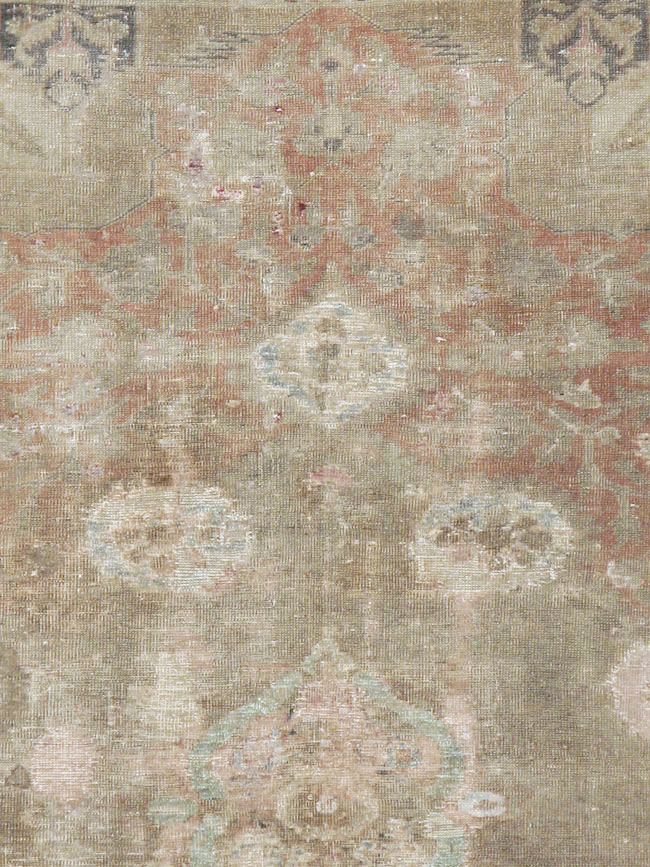 Vintage Turkish Sivas Distressed Rug, No.14763 - Gss