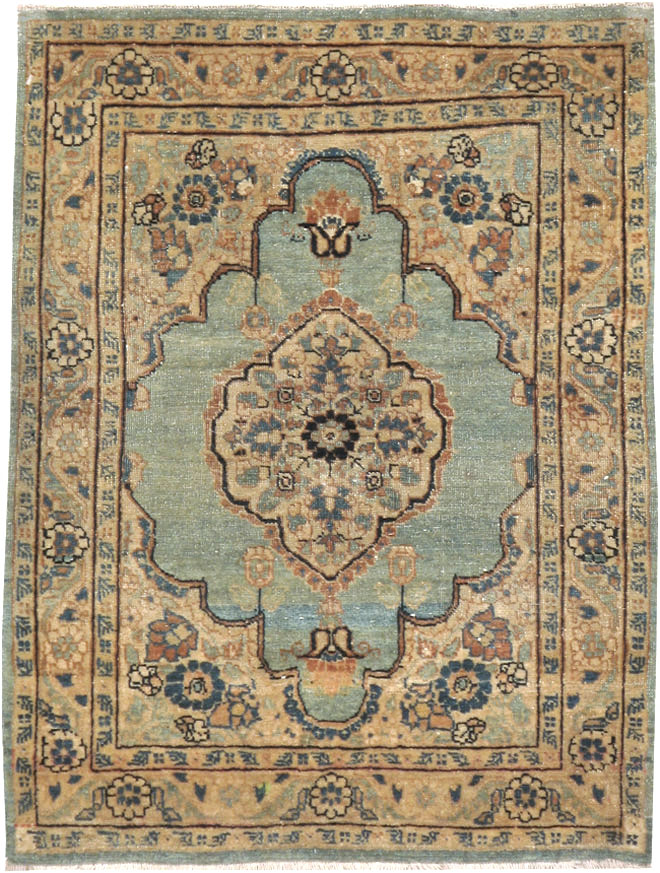Antique Persian Tabriz Hagi Jalili Rug, No.14775 - Gss