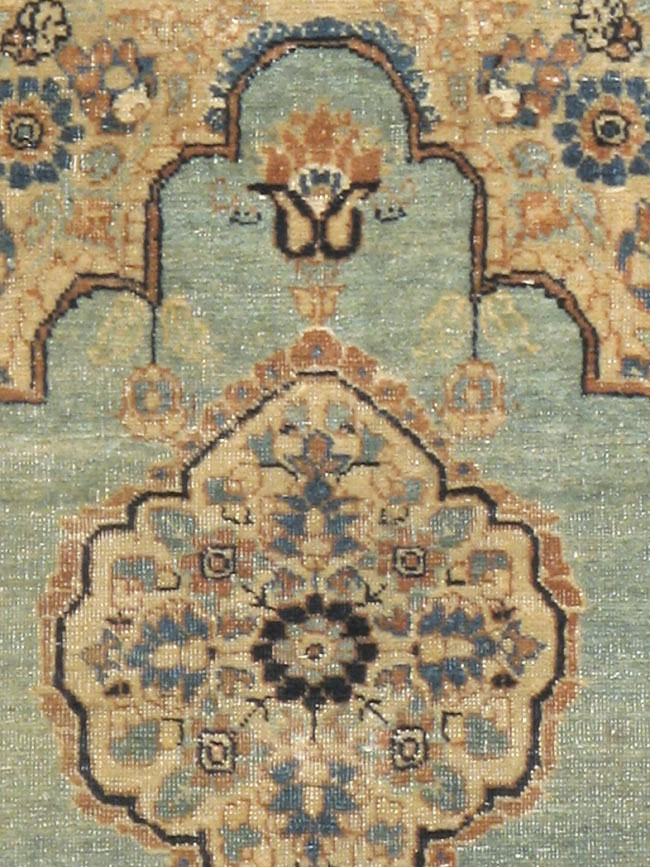 Antique Persian Tabriz Hagi Jalili Rug, No.14775 - Gss