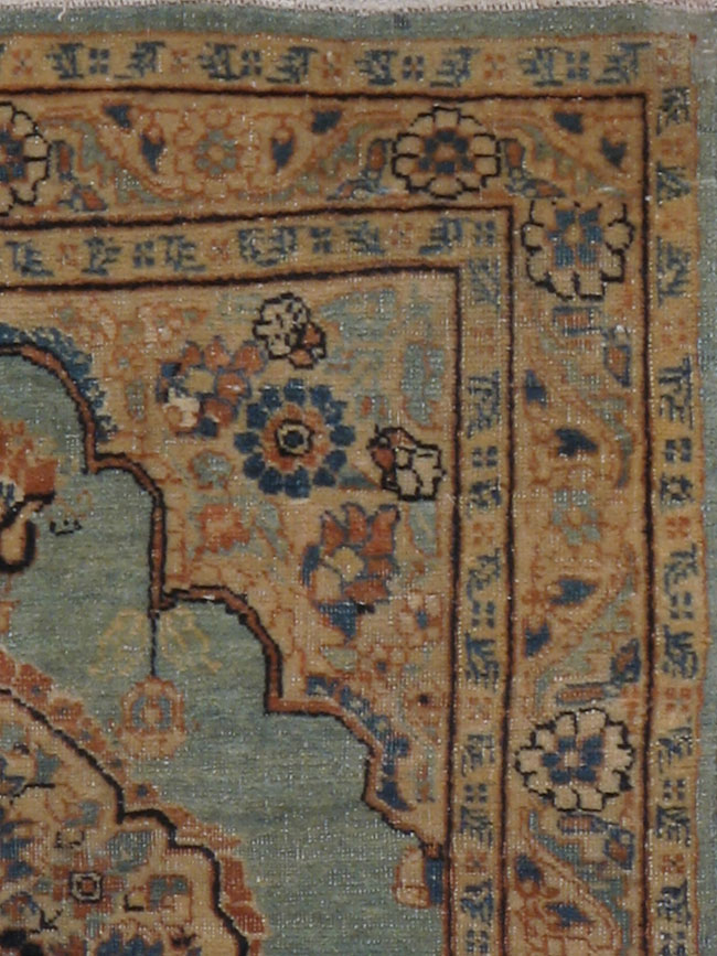 Antique Persian Tabriz Hagi Jalili Rug, No.14775 - Gss