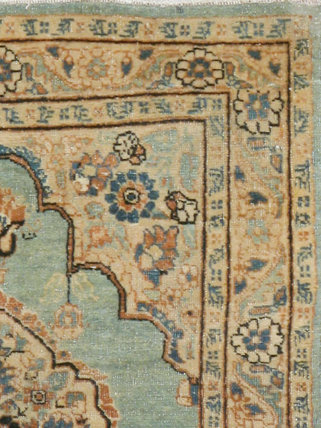Antique Persian Tabriz Hagi Jalili Rug, No.14775 - Gss