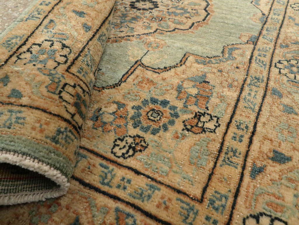 Antique Persian Tabriz Hagi Jalili Rug, No.14775 - Gss