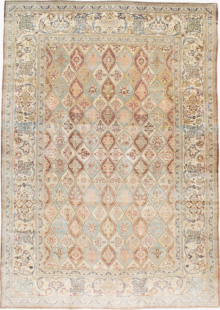 Vintage Persian Kashan Carpet, No.14830 - Gss