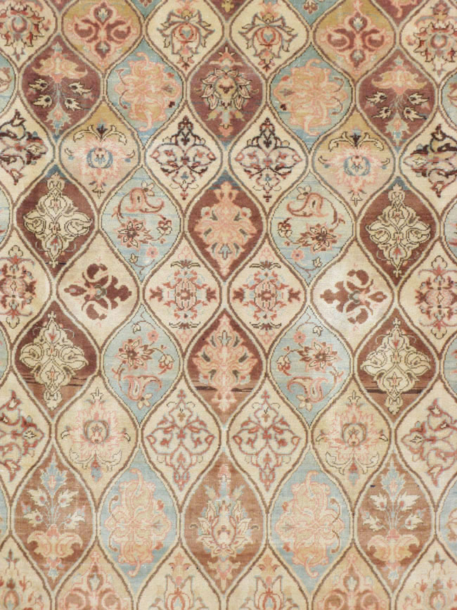 Vintage Persian Kashan Carpet, No.14830 - Gss