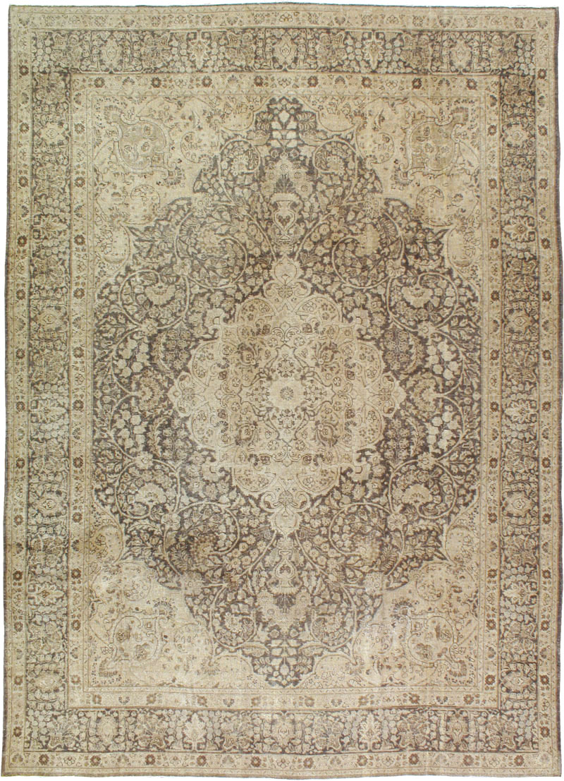 Antique Persian Tabriz Carpet, No.14837 - Gss