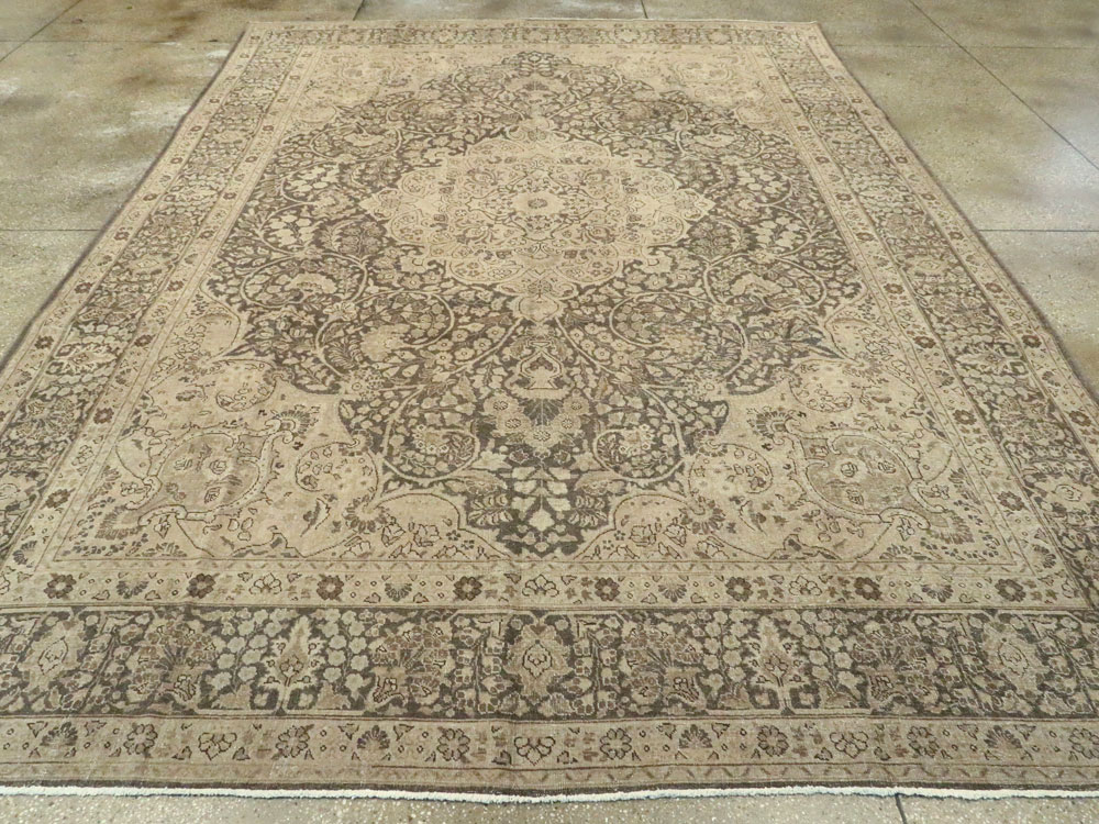 Antique Persian Tabriz Carpet, No.14837 - Gss