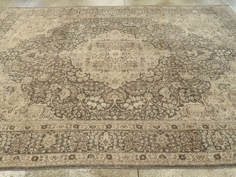 Antique Persian Tabriz Carpet, No.14837 - Gss