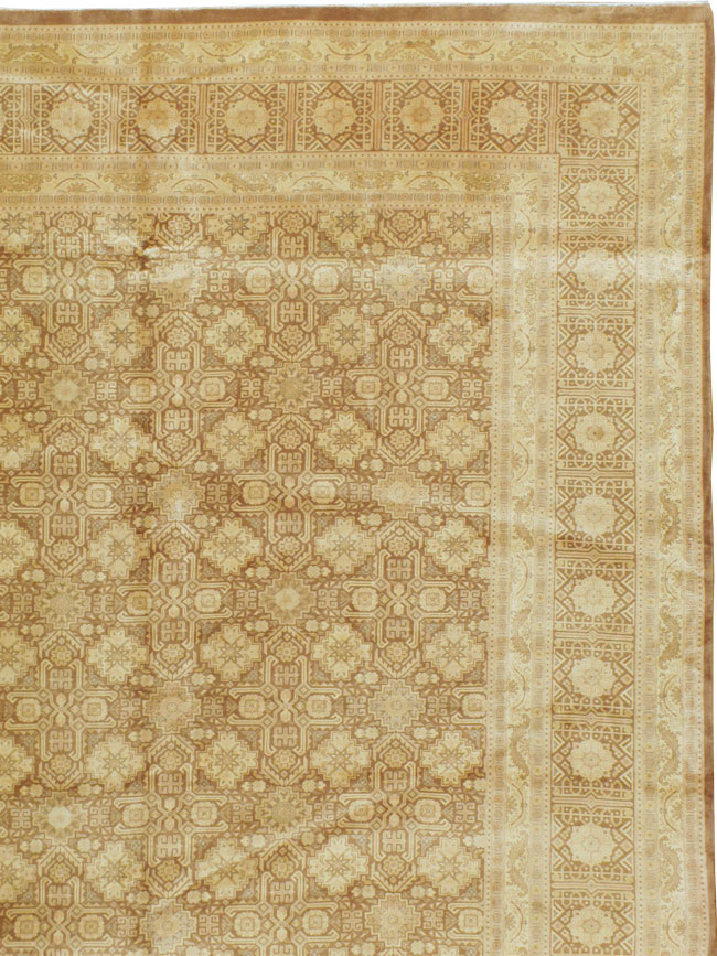 Vintage Persian Tabriz Carpet, No.14841 - Gss