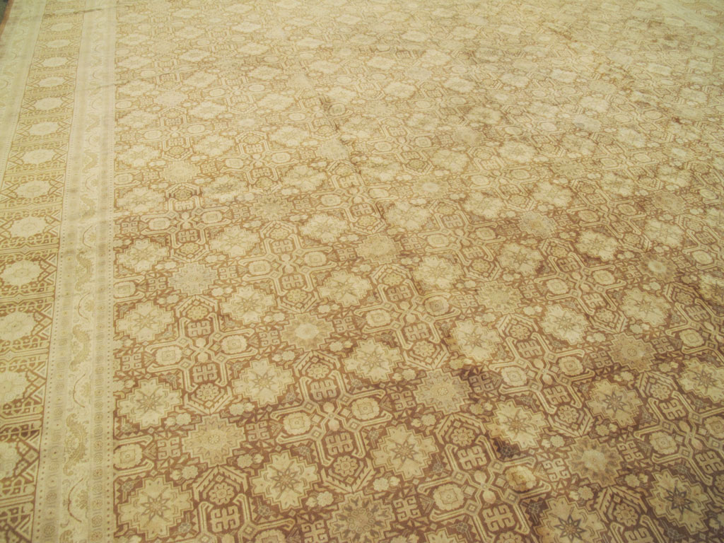 Vintage Persian Tabriz Carpet, No.14841 - Gss