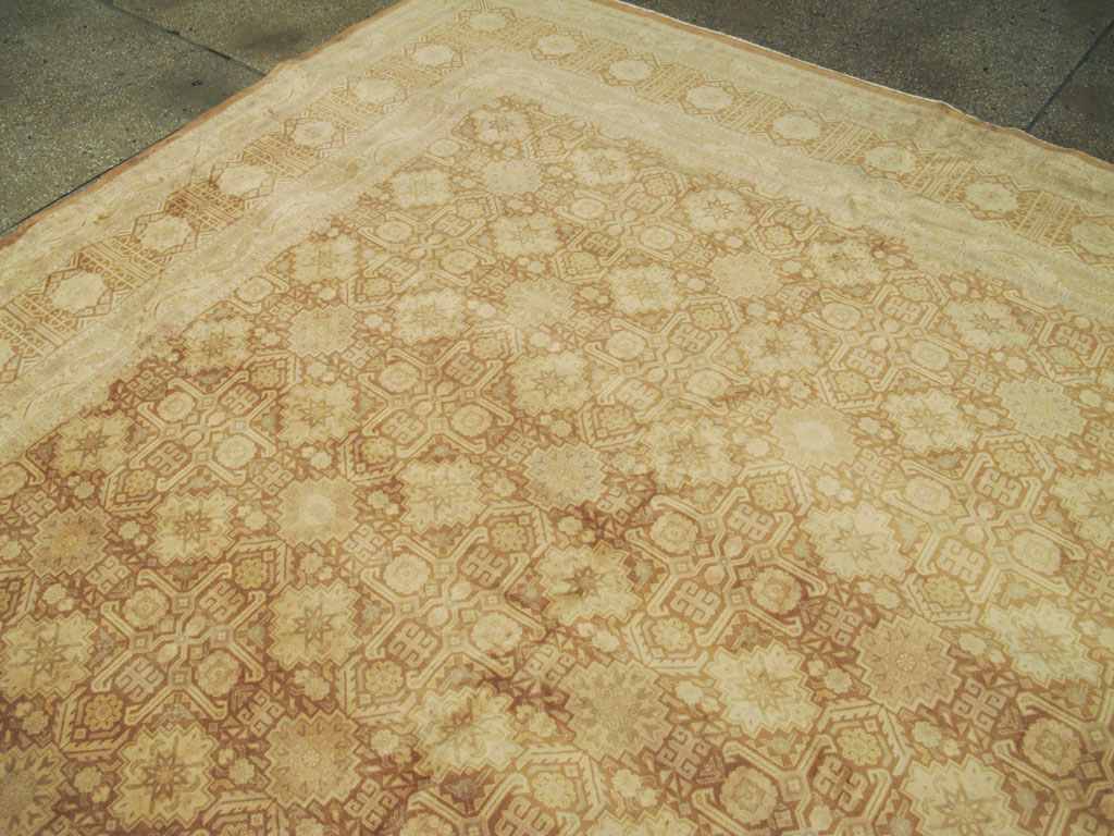 Vintage Persian Tabriz Carpet, No.14841 - Gss