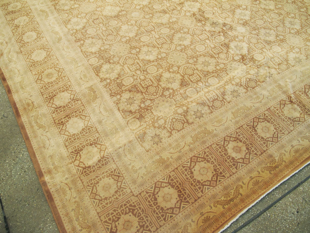 Vintage Persian Tabriz Carpet, No.14841 - Gss