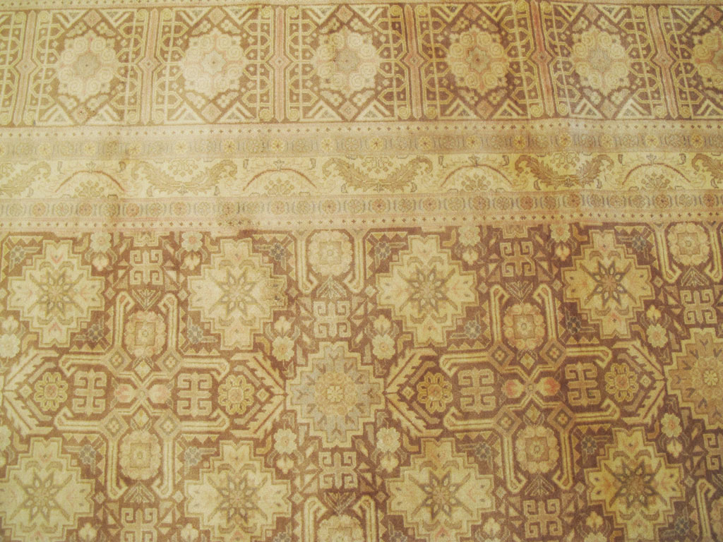 Vintage Persian Tabriz Carpet, No.14841 - Gss