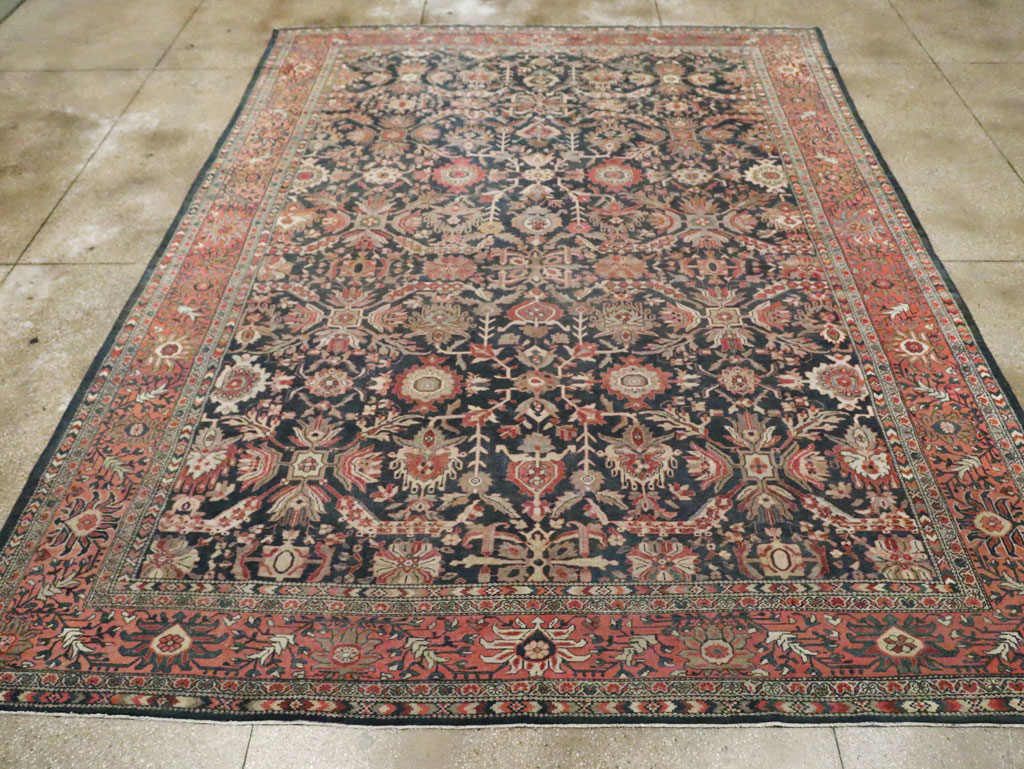 Antique Persian Malayer Room Size Carpet, No.14858 - Gss