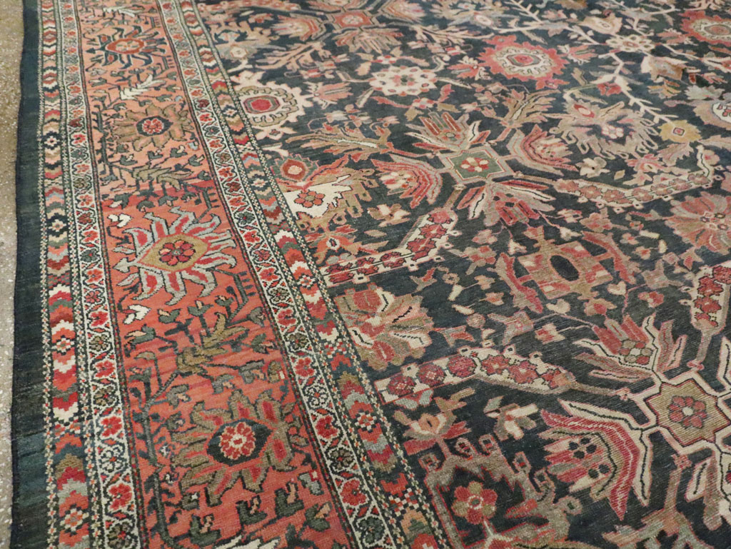 Antique Persian Malayer Room Size Carpet, No.14858 - Gss