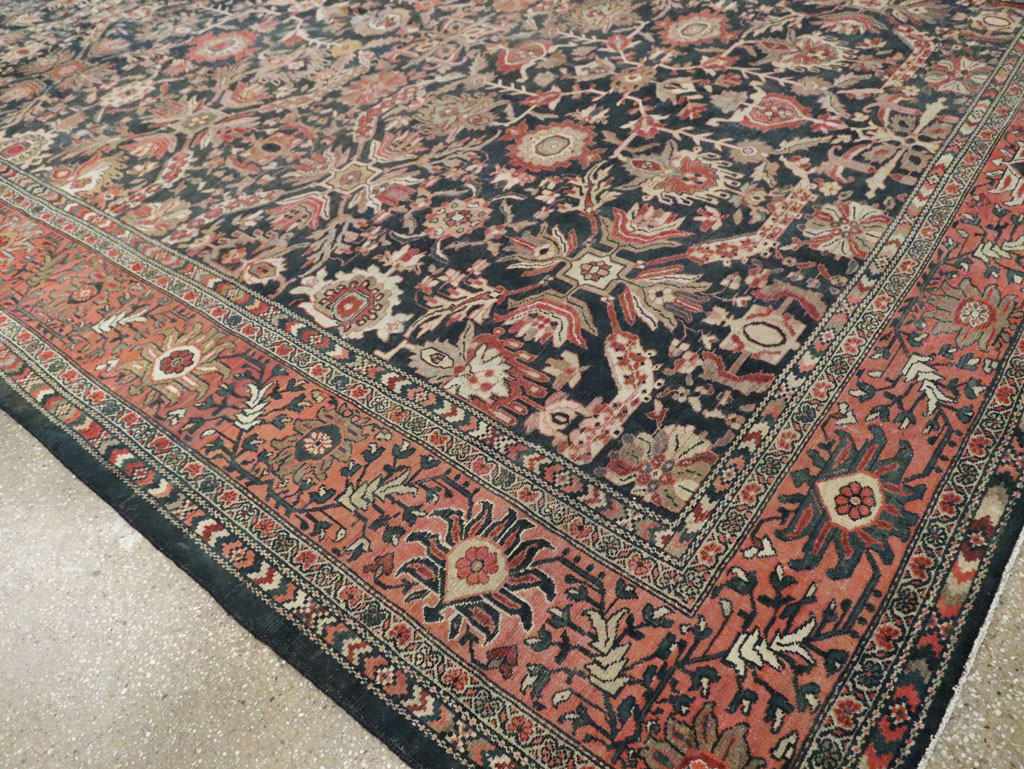 Antique Persian Malayer Room Size Carpet, No.14858 - Gss