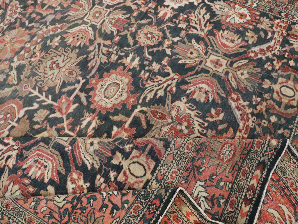 Antique Persian Malayer Room Size Carpet, No.14858 - Gss
