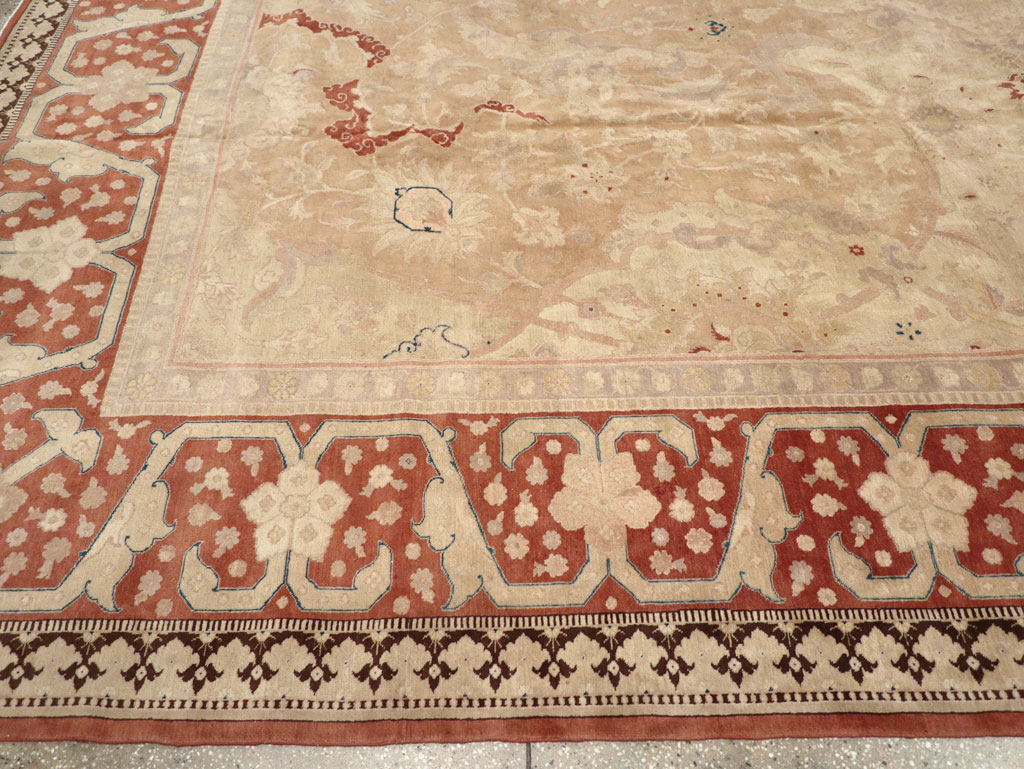 Antique Persian Tabriz Carpet, No.14870 - Gss