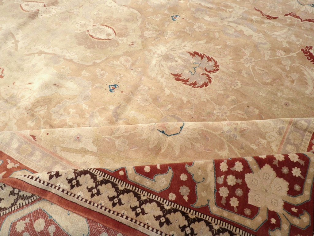 Antique Persian Tabriz Carpet, No.14870 - Gss