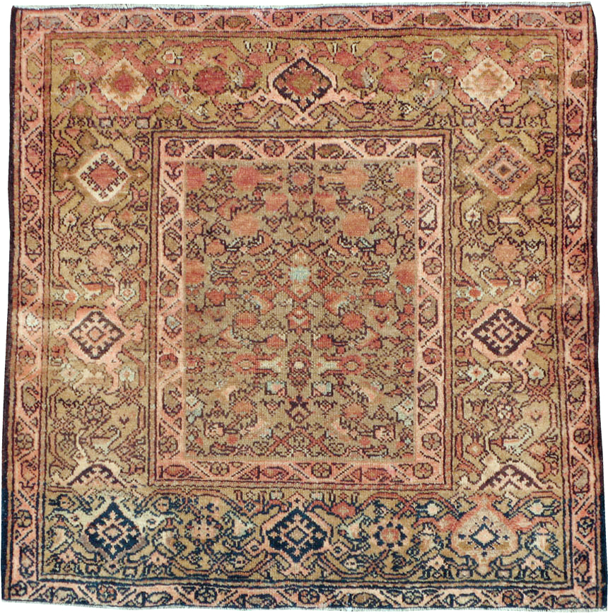 Vintage Persian Malayer Rug, No.14884 - Gss