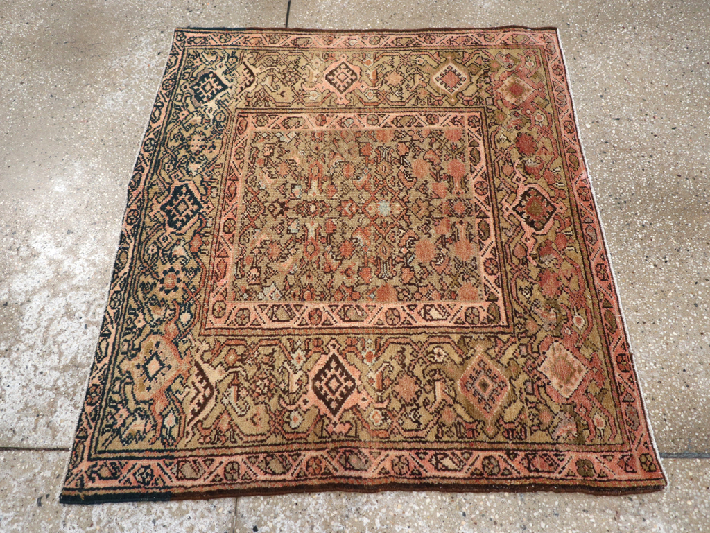 Vintage Persian Malayer Rug, No.14884 - Gss